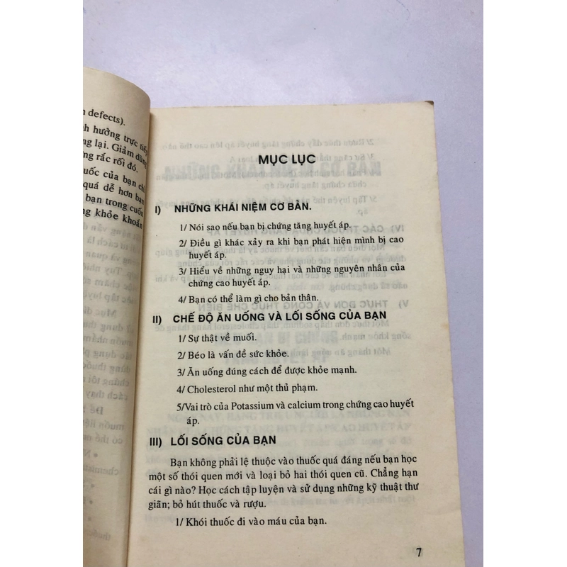 HẠN CHẾ CAO HUYẾT ÁP KHÔNG CẦN THUỐC  ( sách dịch) - 308 trang, nxb: 2003 330777