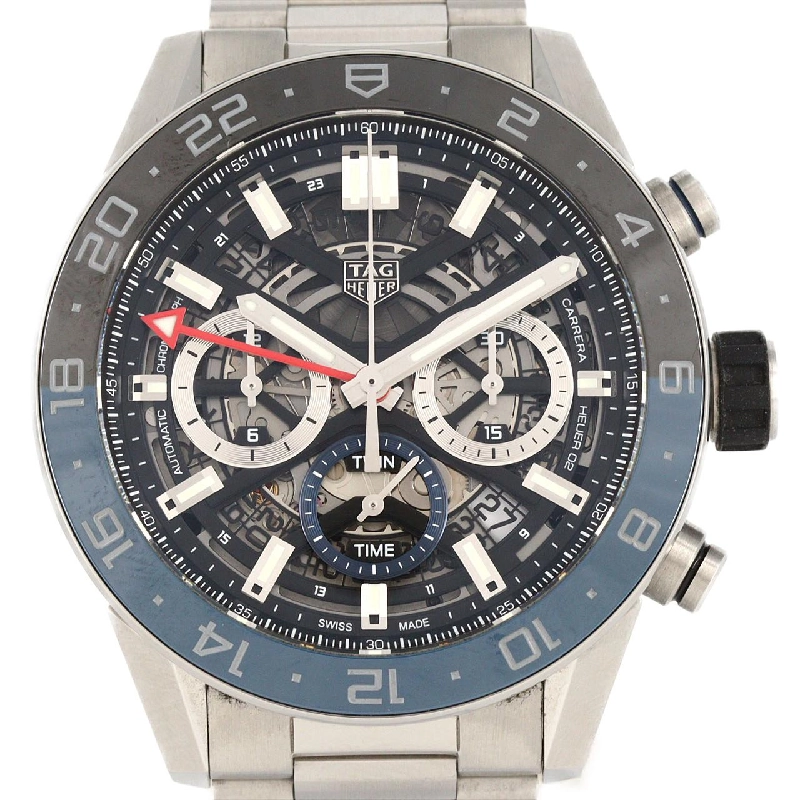 TAG Heuer Carrera Calibre Heuer 02 Chrono GMT CBG2A1Z.FT6157 SS tự động - Hàng hiệu Chính hãng 879698