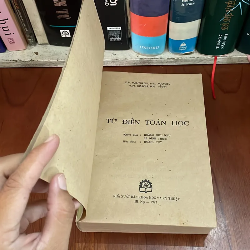 II Sách Xưa: Từ Điển Toán Học - NXB Khoa Học Và Kỹ Thuật - 1977 562304