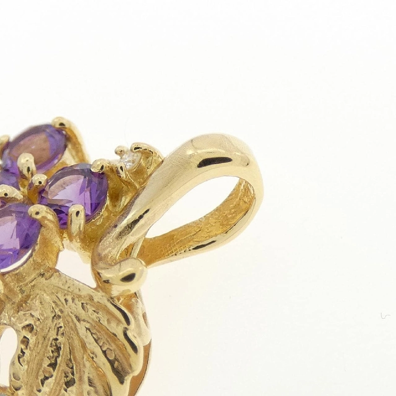 K18YG Amethyst Pendant - Hàng hiệu Authentic 871775