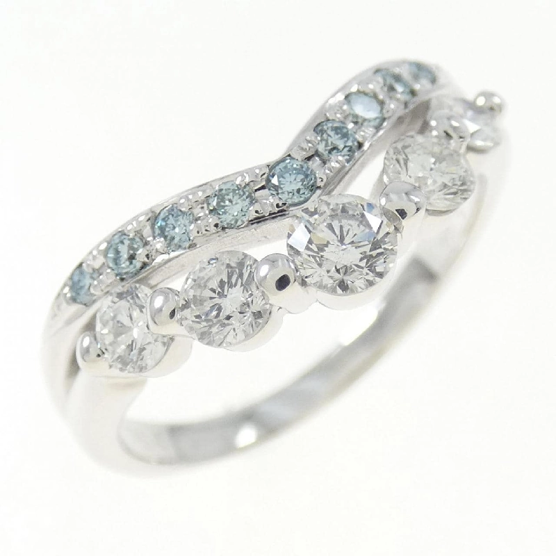 Nhẫn kim cương K18WG 0.64CT 672601