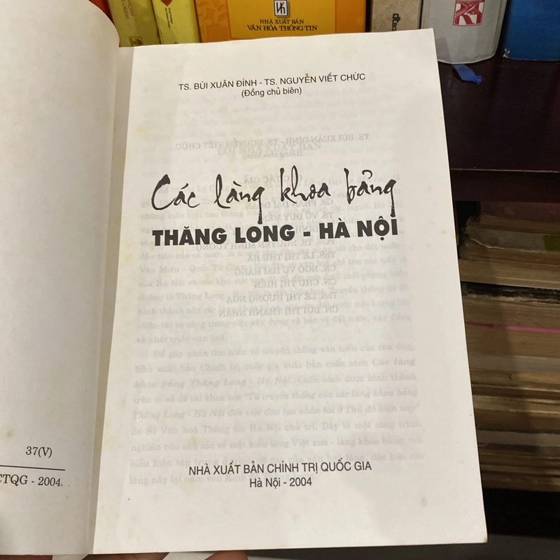 CÁC LÀNG KHOA BẢNG THĂNG LONG - HÀ NỘI (XB 2004) 543666