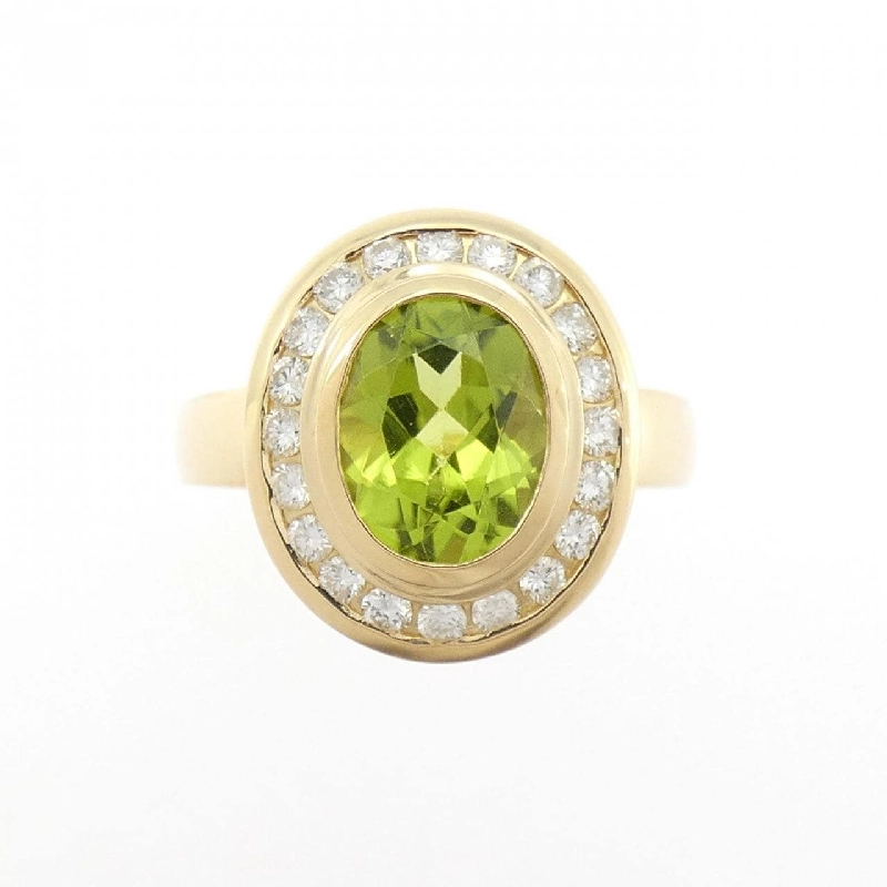 Nhẫn Peridot 750YG - Hàng hiệu Authentic 854544