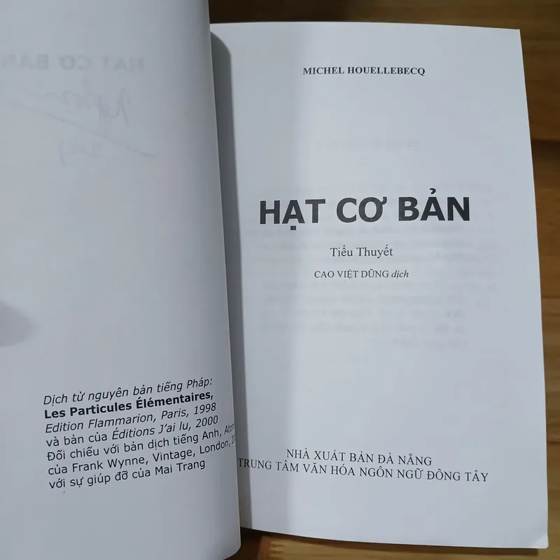 Tiểu Thuyết Hạt Cơ Bản - Michel Houellebecq 726807