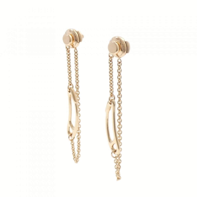 Khuyên tai mini punk Chaine d'Ancre của Hermès - Hàng hiệu Authentic 846555