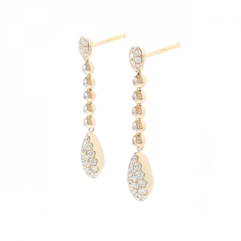 K18PG Bông tai kim cương 0.70CT - Hàng hiệu Chính hãng 871201