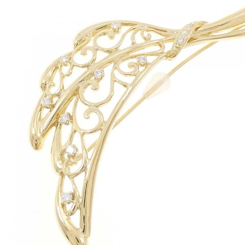 Mikimoto K18YG Brooch 0.30CT - Hàng hiệu Chính hãng 846740