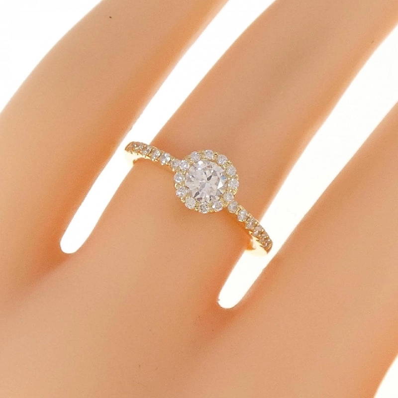 Nhẫn kim cương K18YG 0.302CT - Hàng hiệu Authentic 856122