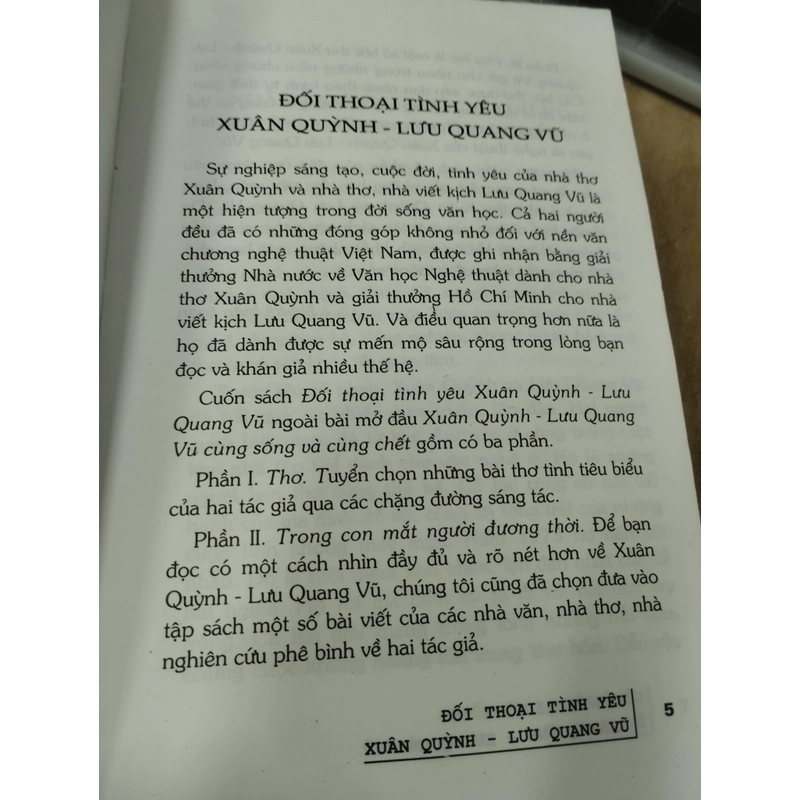 Đối thoại tình yêu - xuân quỳnh, lưu quang vũ 325466