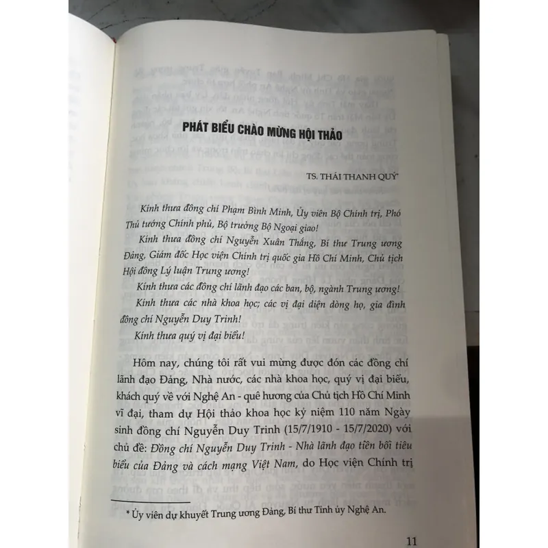 Đồng chí Nguyễn Duy Trinh - Nhà lãnh đạo tiền bối tiêu biểu của Đảng và CMVN 723261