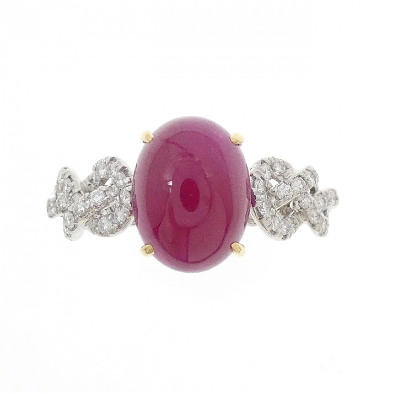 Nhẫn Ruby 4.61CT PT950/K18YG - Hàng hiệu Chính hãng 855708