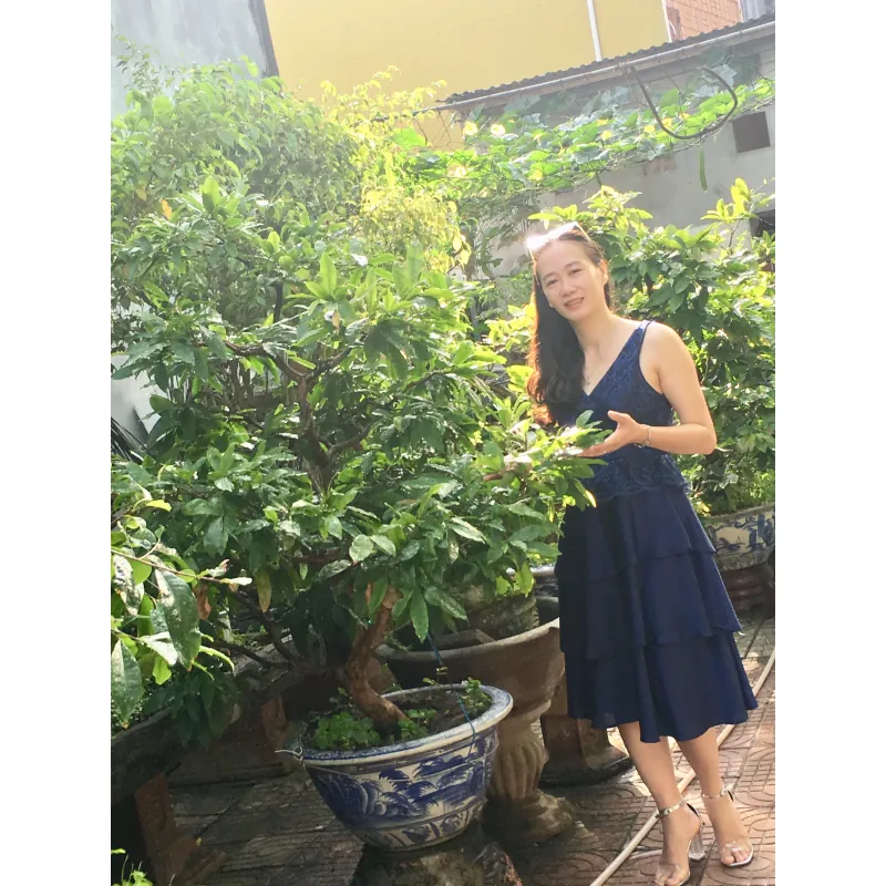 Đầm phi xanh đẹp 925350