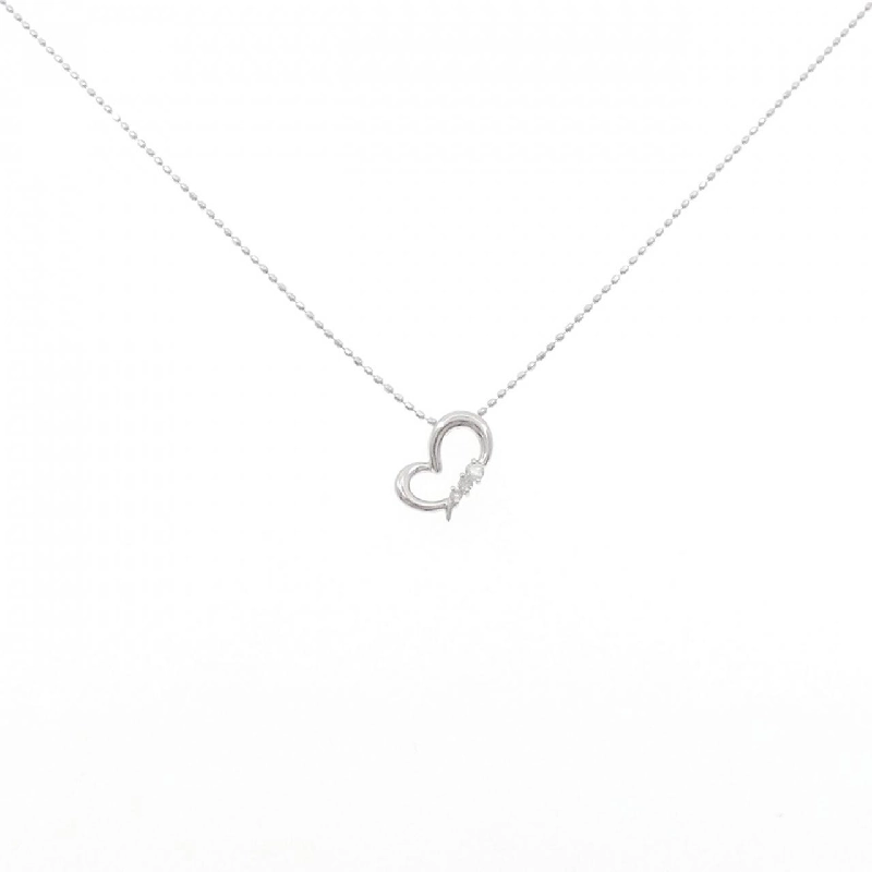 K10WG Dây chuyền kim cương hình trái tim 0.04CT - Hàng hiệu Chính hãng 858796