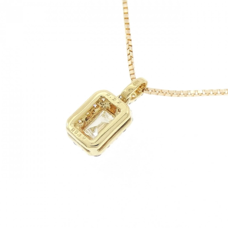 K18YG Dây chuyền kim cương 0.22CT - Hàng hiệu Chính hãng 860020