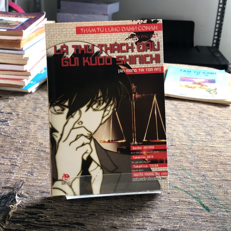 THÁM TỬ LỪNG DANH CONAN TRUYỆN CHỮ LÁ THƯ THÁCH ĐẤU GỬI KUDO SHINICHI 194833