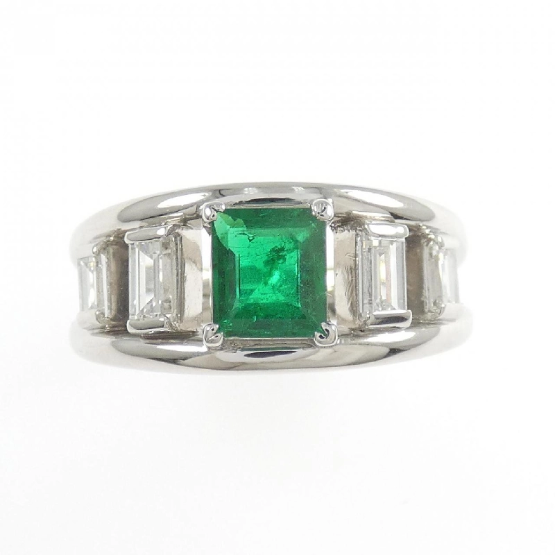 Nhẫn Emerald PT900 0.77CT - Hàng hiệu Authentic 848130