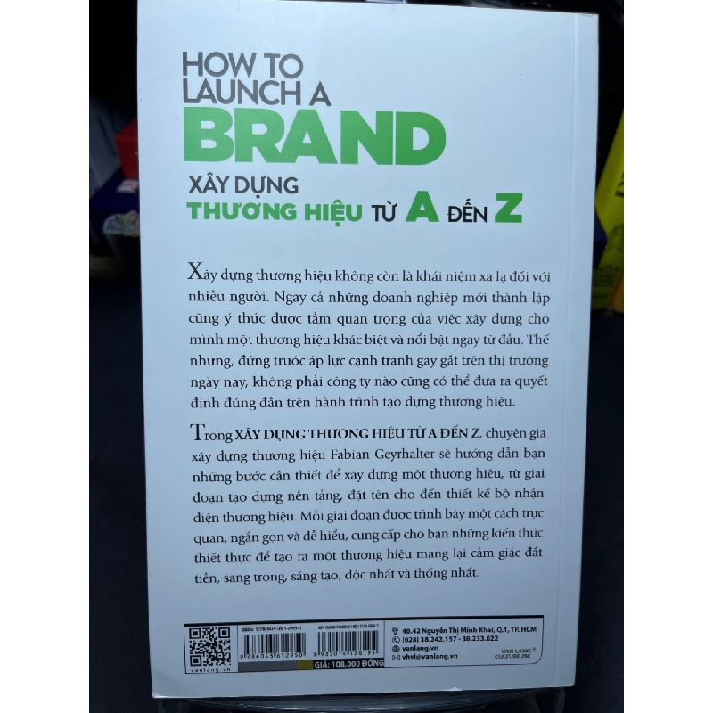 Xây dựng thương hiệu từ A đến Z 2022 mới 90% Fabian Geyrhalter HPB2905 SÁCH KỸ NĂNG 914631