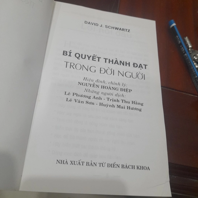 David J. Schwartz - BÍ QUYẾT THÀNH ĐẠT trong đời người 327791