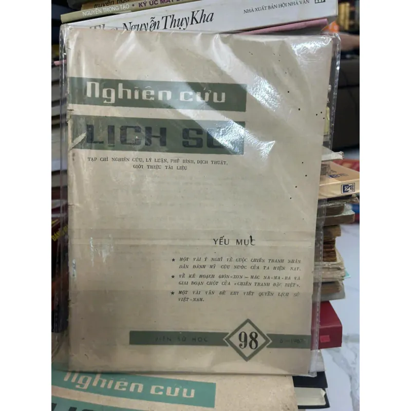 Tạp chí Nghiên cứu Lịch sử - Số 98 - Tháng 5/1967 703401