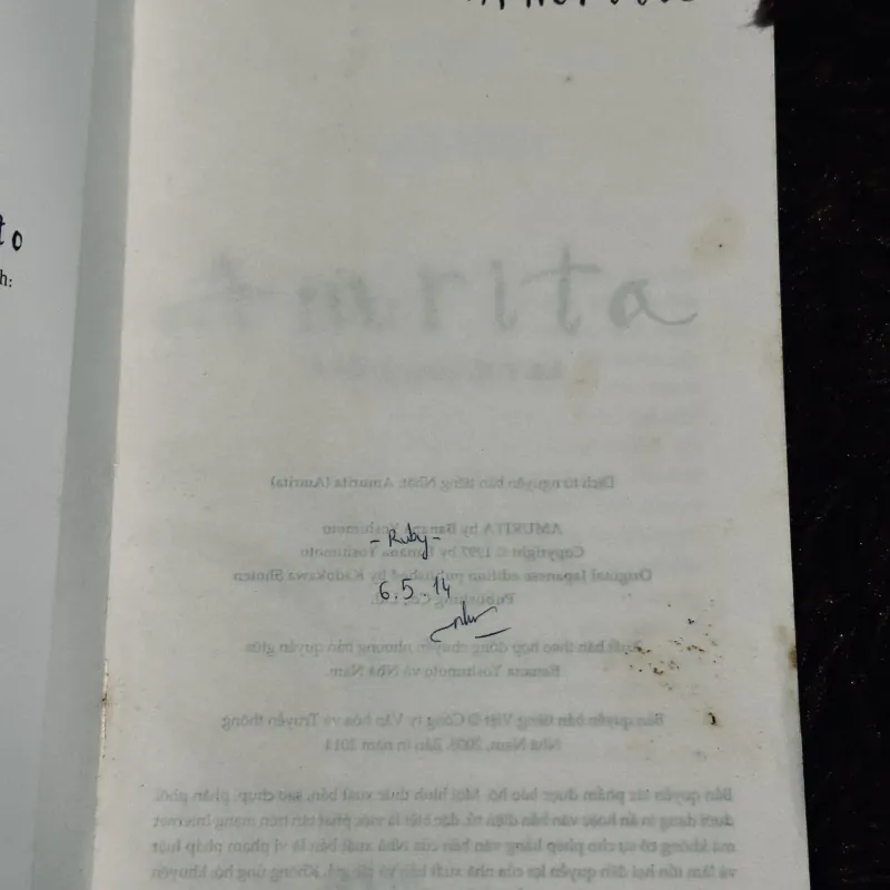 Amrita - Banana Yoshimoto 763389