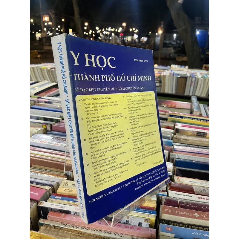 Y HỌC THÀNH PHỐ HỒ CHÍ MINH SỐ ĐẶC BIỆT CHUYÊN ĐỀ NGOẠI CHUYÊN NGÀNH 674144