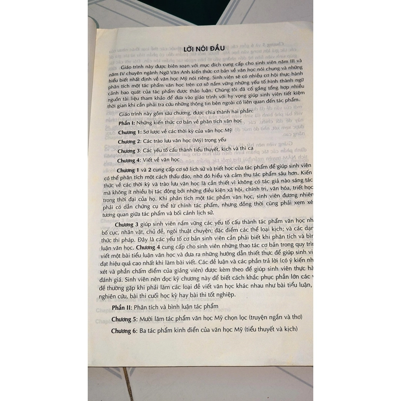 GIÁO TRÌNH VĂN CHƯƠNG MỸ - A COURSE IN AMERICAN LITERATURE - NXB Đại học Quốc gia TP HCM 496256