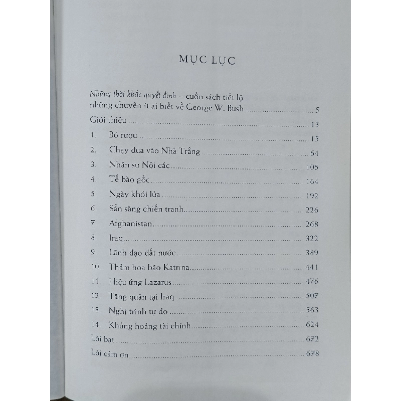 Những thời khắc quyết định - George W. Bush (Sơn Phạm dịch) 750470