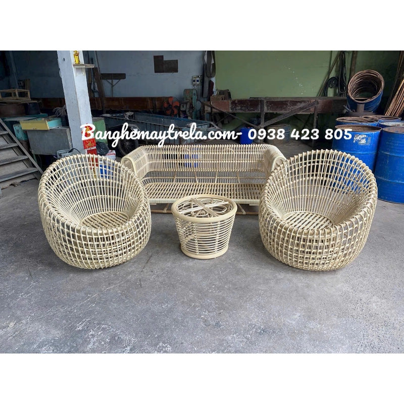 Sofa mây tổ yến phòng khách 488842