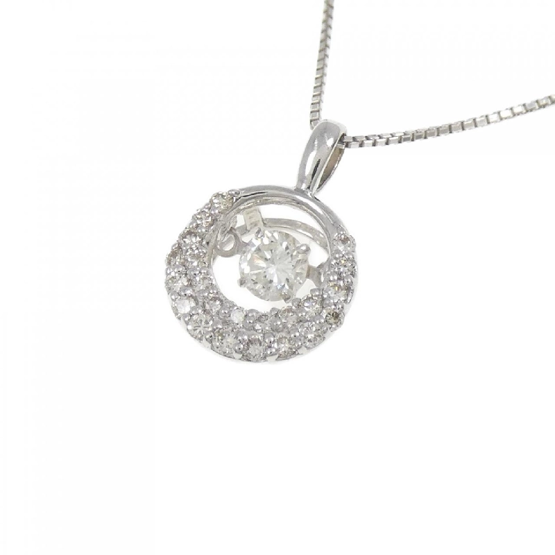 K18WG Dây chuyền kim cương 0.18CT - Hàng hiệu Chính hãng 864574