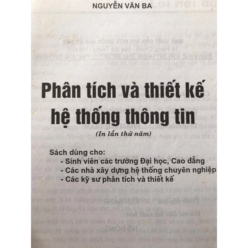 PHÂN TÍCH VÀ THIẾT KẾ HỆ THỐNG THÔNG TIN CÁC PHƯƠNG PHÁP CÓ CẤU TRÚC 474598