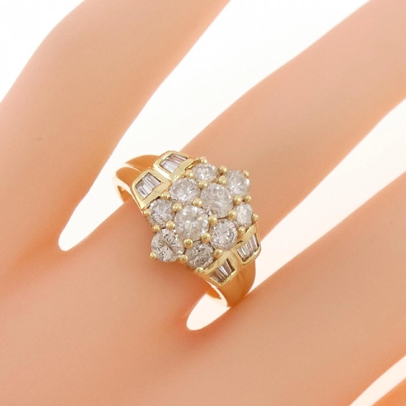 Nhẫn kim cương 750YG - Hàng hiệu Authentic 850961