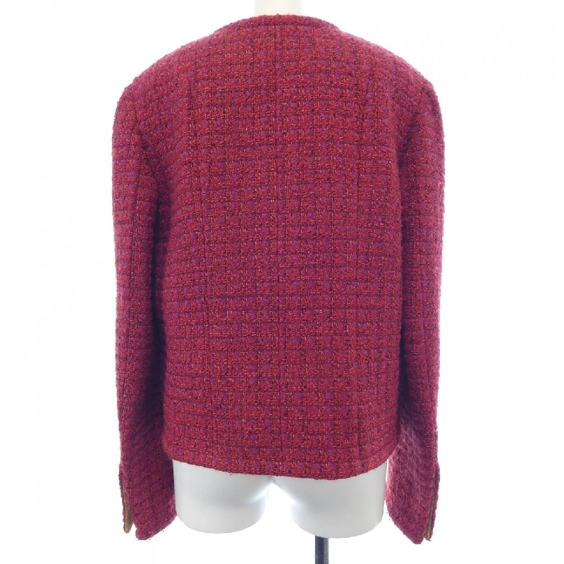 Áo khoác không cổ CHANEL 633464