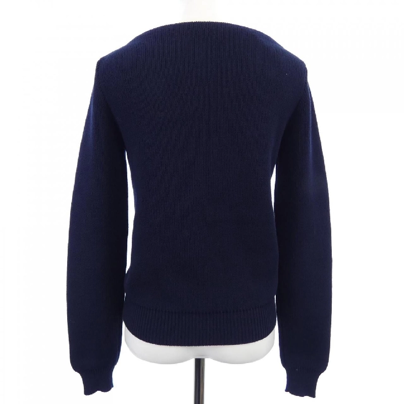 Áo len cổ thuyền cotton PRADA 627048