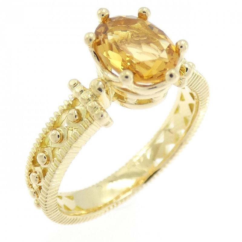 Nhẫn Citrine 750YG 665756