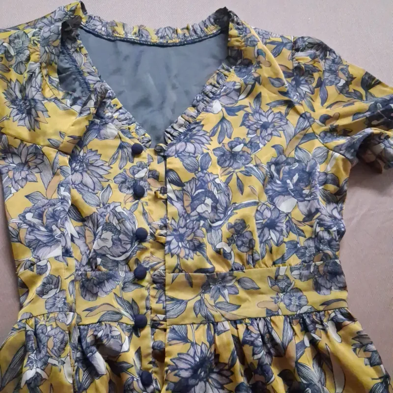 Đầm vải lụa thời trang 777345