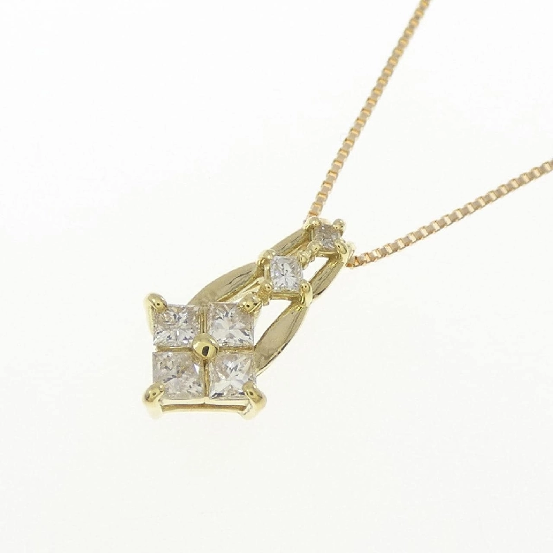 Dây chuyền kim cương K18YG 0.25CT - Hàng hiệu Authentic 857997