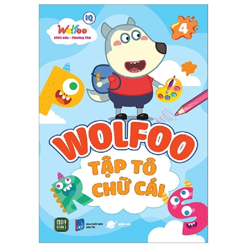 Wolfoo IQ - Wolfoo Tập Tô Chữ Cái - Tập 4 - 1980Edu, Phương Thư 323955