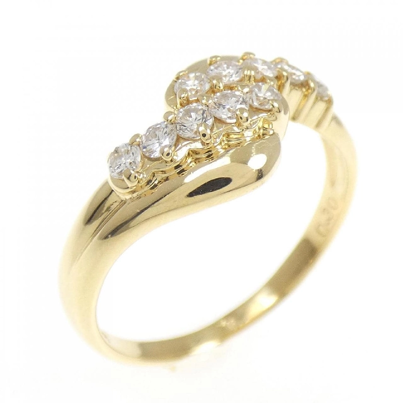 Nhẫn kim cương K18YG 0.30CT 671160