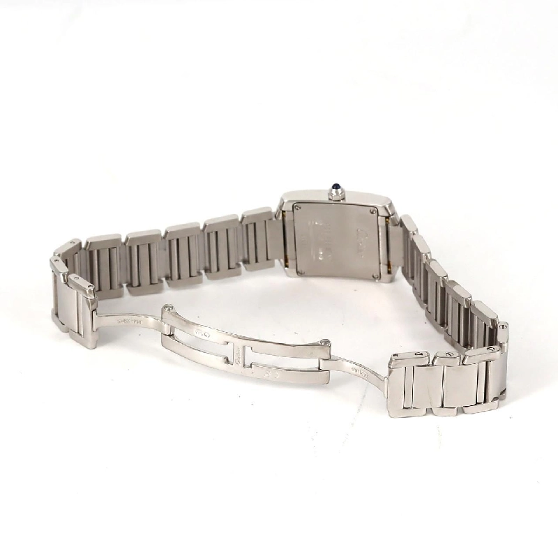 Cartier Tank Française SM WG W50012S3 WG Quartz - Hàng hiệu Authentic 873950