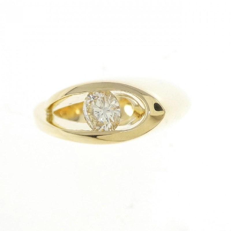 Nhẫn kim cương K18YG 0.454CT - Hàng hiệu Authentic 850922