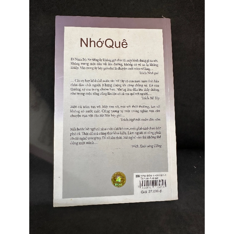 [Phiên Chợ Sách Cũ] Nhớ Quê, 2011 - Tô Hoài H1004-SBM 1018015