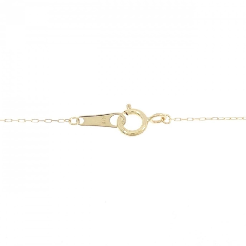 K18YG Chữ cái E Dây chuyền - Hàng hiệu Chính hãng 858085