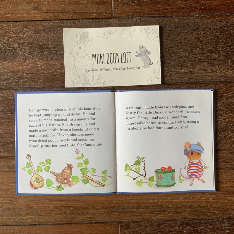 Sách ngoại văn George Mouse’s Water Music – Minh Họa Cổ Điển, Used, Khổ nhỏ, Bìa cứng 498845