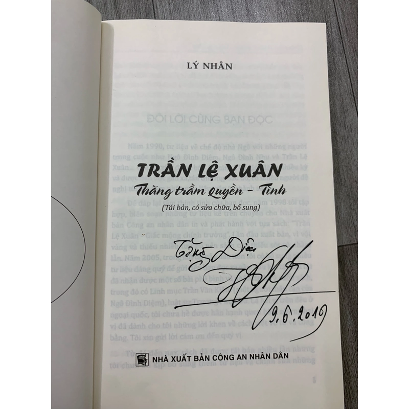 Trần lệ xuân thăng trầm quyền, tình. 999 458968