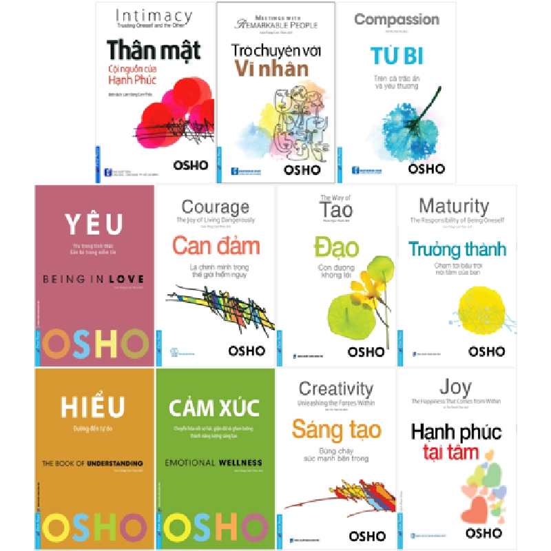 Combo Sách Osho (Bộ 11 Cuốn) - Osho 743742