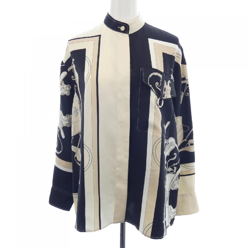 HERMES EX-LIBRIS 3E0607D7 Áo sơ mi - Hàng hiệu Chính hãng 816380