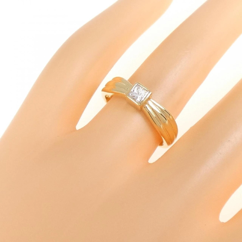 Nhẫn kim cương K18YG 0.30CT 670884