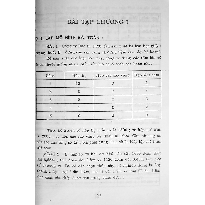 Cuốn photo Quy hoạch tuyến tính (Lý thuyết & Bài tập có lời giải) 14075
