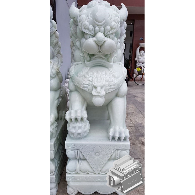 Tượng Đá Kì Lân Cao 1m2 - Điêu Khắc Từ Đá Tự Nhiên Nguyên Khối 3525
