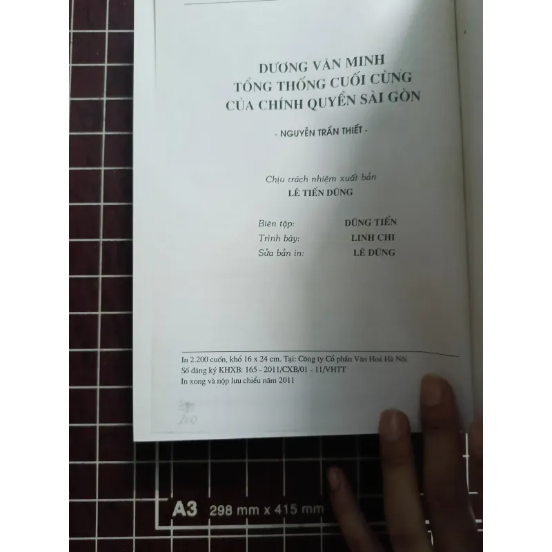 Dương Văn MInh tổng thống cuối cùng - Nguyễn Trần Thiết 731129